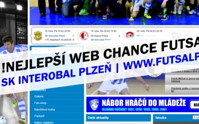 Vítězství v anketě nejlepší futsalový web putuje do Plzně